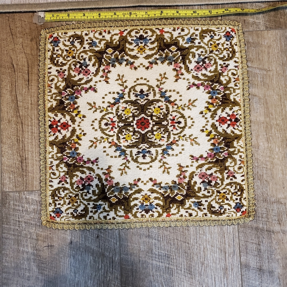 ⚜️🤎⚜️Vintage Table Topper of Baumwolle - Picture 4 of 6